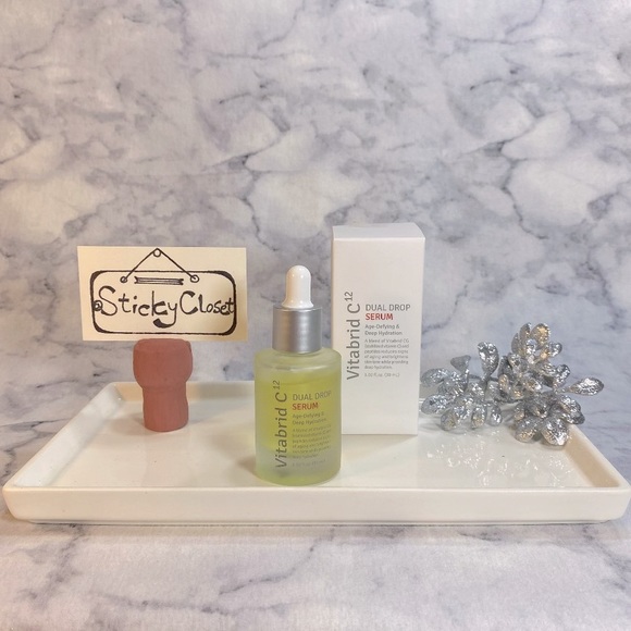 Vitabrid C12 Dual Drop Serum Hydrating Vitamin C NEW - Full Size 1 oz/30 ml